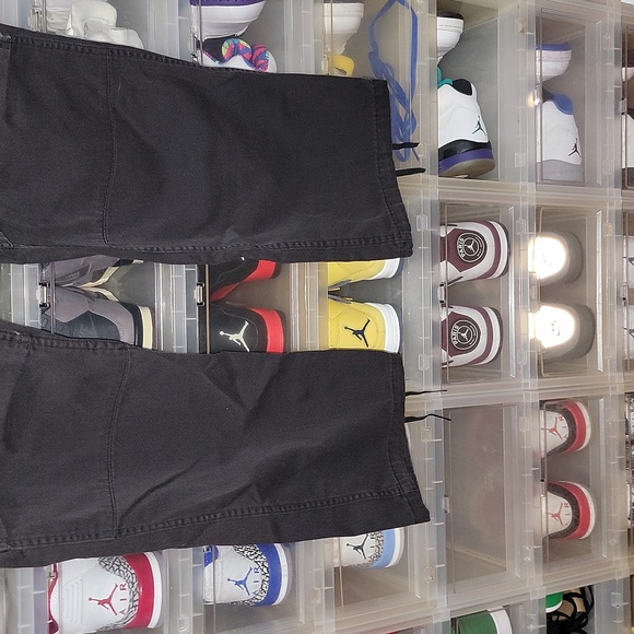 Black Cargo Pants - Picture 3 of 7